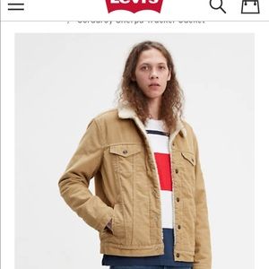 Men’s corduroy Sherpa jacket